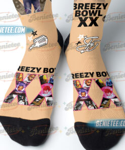 Alternative view of Vintage 2025 Breezy Bowl XX Tour Socks, Chris Brown Tour Socks