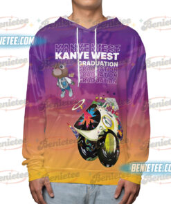 Alternative view of Kanye West Album Graphic Hoodie 3D, Vintage Reaper Kanye West Tour Shirt 3D, Kanye West Shirt Gift for men Graduation Kanye West Gift Valentines