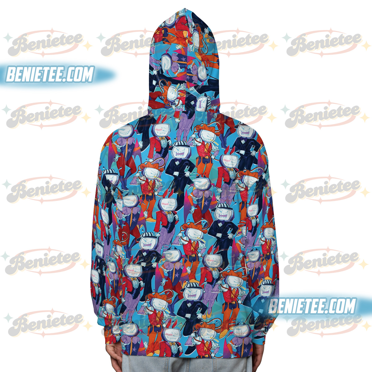 Tenna Deltarune Game Shirt 3D, It’s TV Time Meme T-Shirt, Funny Tenna Fan Tee, DTG Video Game Hoodie 3D - Image 3