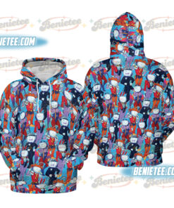 Tenna Deltarune Game Shirt 3D, It’s TV Time Meme T-Shirt, Funny Tenna Fan Tee, DTG Video Game Hoodie 3D