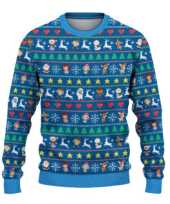 Alternative view of Vintage Rudolph The Red-Nosed Reindeer Christmas Ugly Sweater, Rudolph Ugly Sweatshirt, Rudolph Reindeer Xmas Ugly Sweater