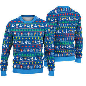 Vintage Rudolph The Red-Nosed Reindeer Christmas Ugly Sweater, Rudolph Ugly Sweatshirt, Rudolph Reindeer Xmas Ugly Sweater