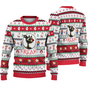 Rudolph The Red Nosed Reindeer Ugly Sweater, Rudolph Christmas Holiday Sweater, The Red Nosed Reindeer Sweater