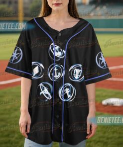 Alternative view of Vintage Katseye Gnarly Baseball Jersey, Beautiful Chaos Eyekon Kpop Fan Merch Jersey