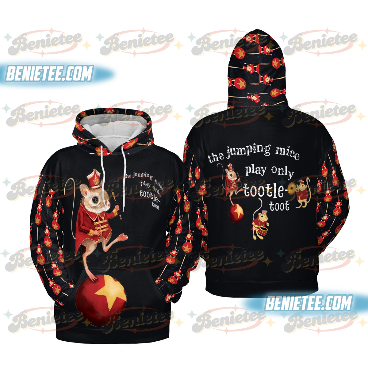 Coraline Movie Shirt 3D, Coraline Jones shirt, Circus Mice shirt, Creepy Coraline Movie Hoodie 3D