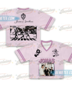 Vintage Jonas Brothers Tour Football Jersey Croptop, Jonas Bros 20th Annivesary Tour 2025 Shirt, Jonas Brother Merch, Jonas Brother Unisex T-shirt