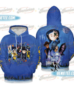 Scary Doll Book Stamps Hoodie 3D, Horror Doll Cartoon Movie Shirt 3D, Cartoon Character Shirt Gift, Retro Halloween Movie Tee