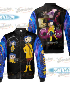 Fantasy Movie Bomber Jacket, Coquette Bow Movie Eyes Shirt, Horror Movie Tee, Halloween, Cartoon Character Gift, Cute Halloween Graphic Outfit