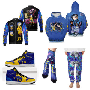 Fantasy Movie Bomber Jacket, Shoes, Socks, Hoodie 3D, Pants, Coquette Bow Movie Eyes Set, Horror Movie Tee, Halloween, Cartoon Character Gift, Cute Halloween Graphic Outfit