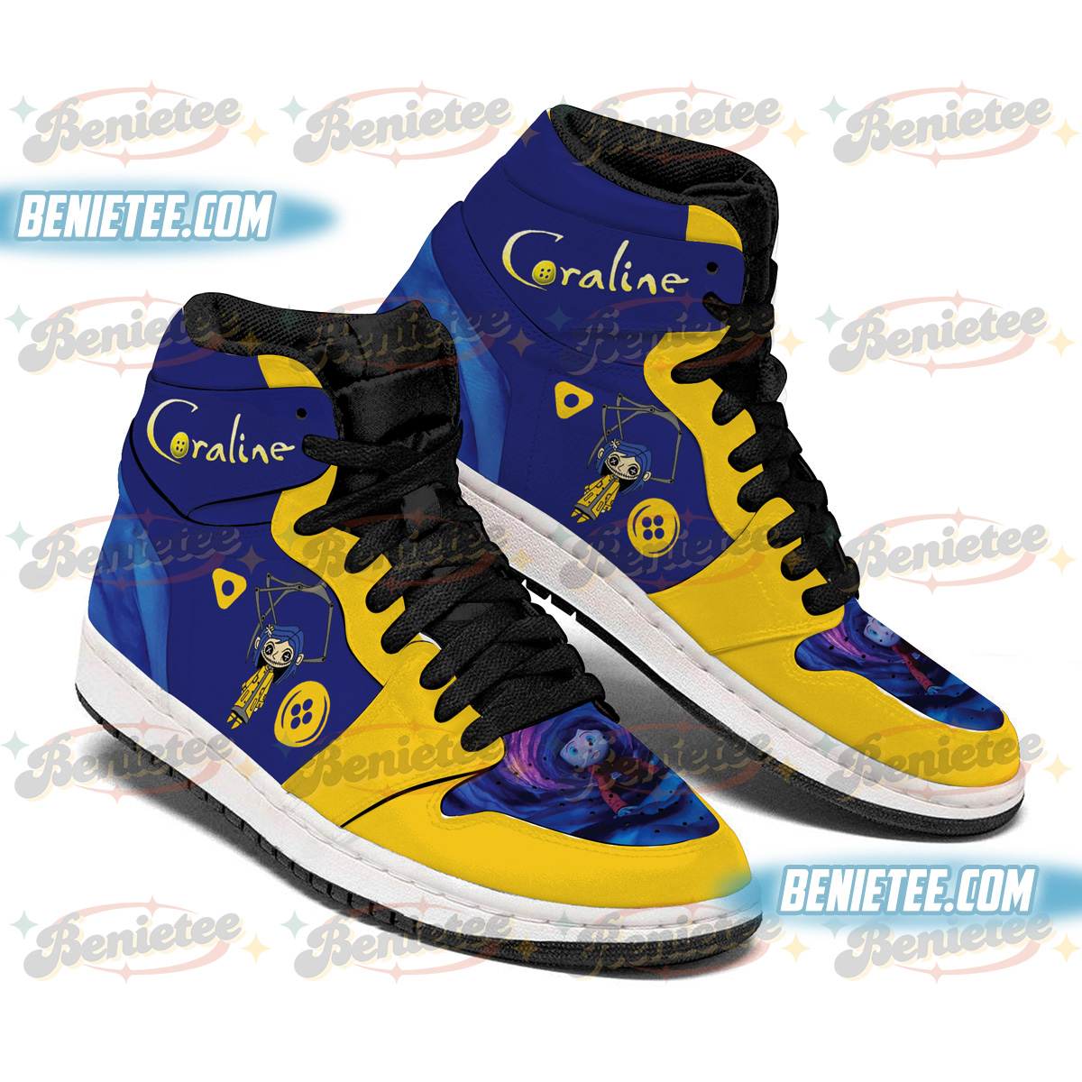 Fantasy Movie Shoes, Coquette Bow Movie Eyes Shirt, Horror Movie Shoes, Halloween, Cartoon Character Gift, Cute Halloween Graphic Outfit - Image 2