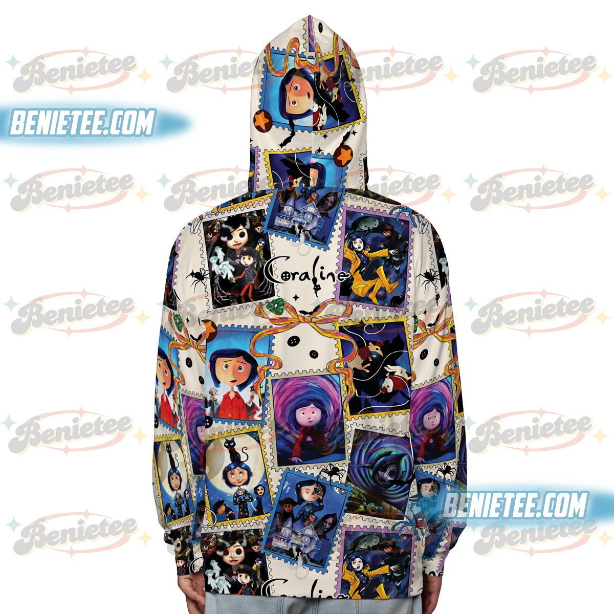 Halloween Doll costume Tee 3D, Coraline 3D, Horror Doll Cartoon Movie Hoodie 3D, Cartoon Character shirt Gift - Image 4