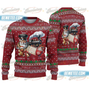 The Polar Express Ugly Christmas Sweater, I Believe Xmas Sweater, North Pole Magic Holiday Sweater, Christmas Family Trip Shirt