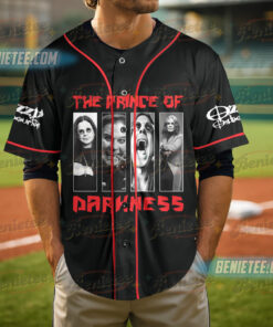 Alternative view of Ozzy Osbourne Baseball Jersey, The Godfather of Rock Shirt
