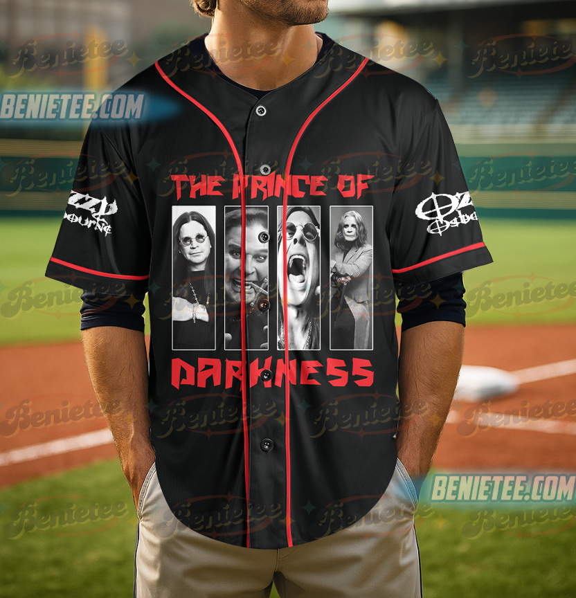Ozzy Osbourne Baseball Jersey, The Godfather of Rock Shirt - Image 2