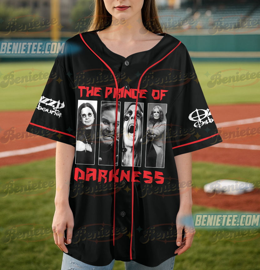 Ozzy Osbourne Baseball Jersey, The Godfather of Rock Shirt - Image 3