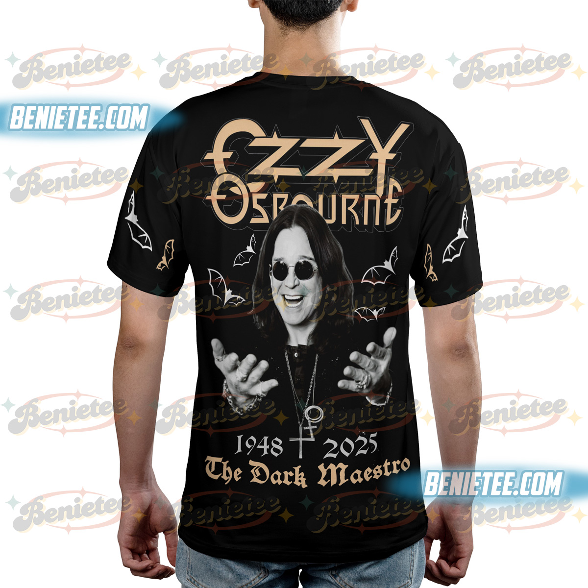 See You On The Other Shirt 3D, RIP Ozzy Tshirt 3D, Ozzy Osbourne, Heavy Metal - Image 2