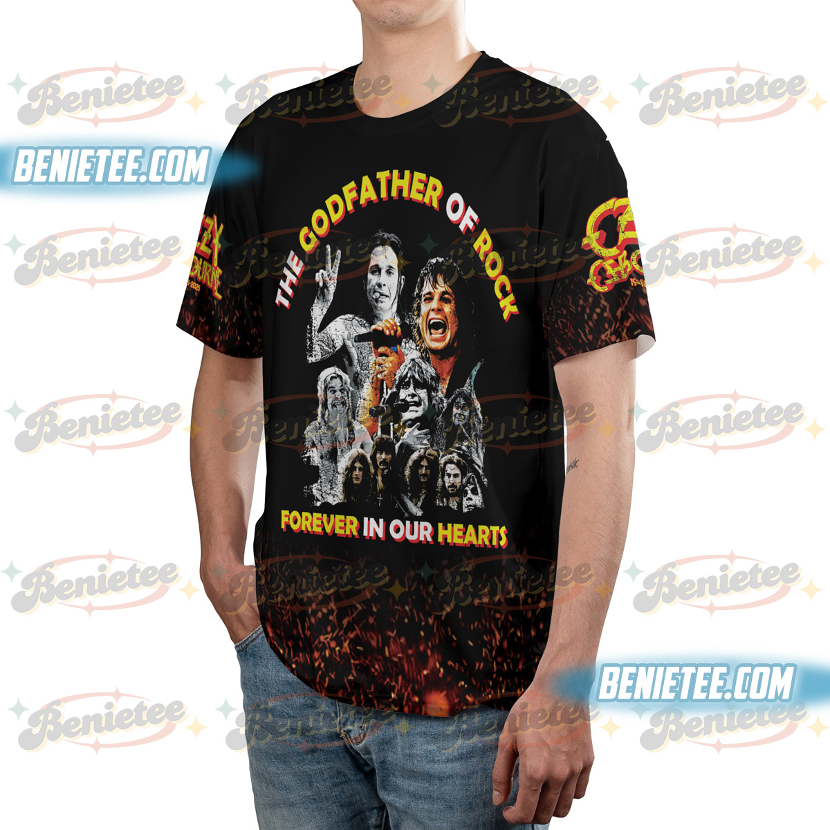 Ozzy Osbourne Shirt 3D, Prince of Darkness, RIP Ozzy Osbourne Tee 3D - Image 2