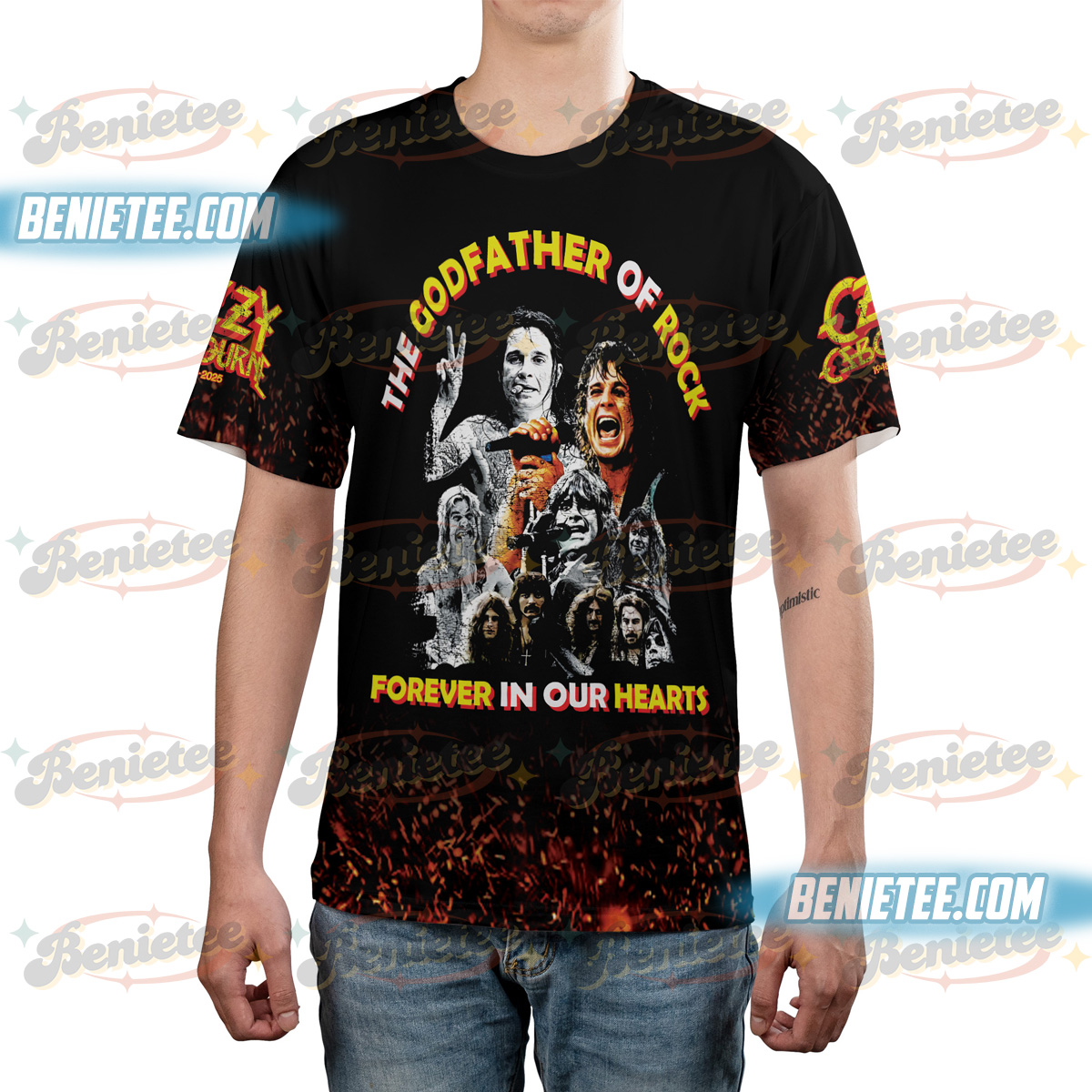 Ozzy Osbourne Shirt 3D, Prince of Darkness, RIP Ozzy Osbourne Tee 3D - Image 3