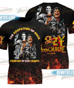 Ozzy Osbourne Shirt 3D, Prince of Darkness, RIP Ozzy Osbourne Tee 3D