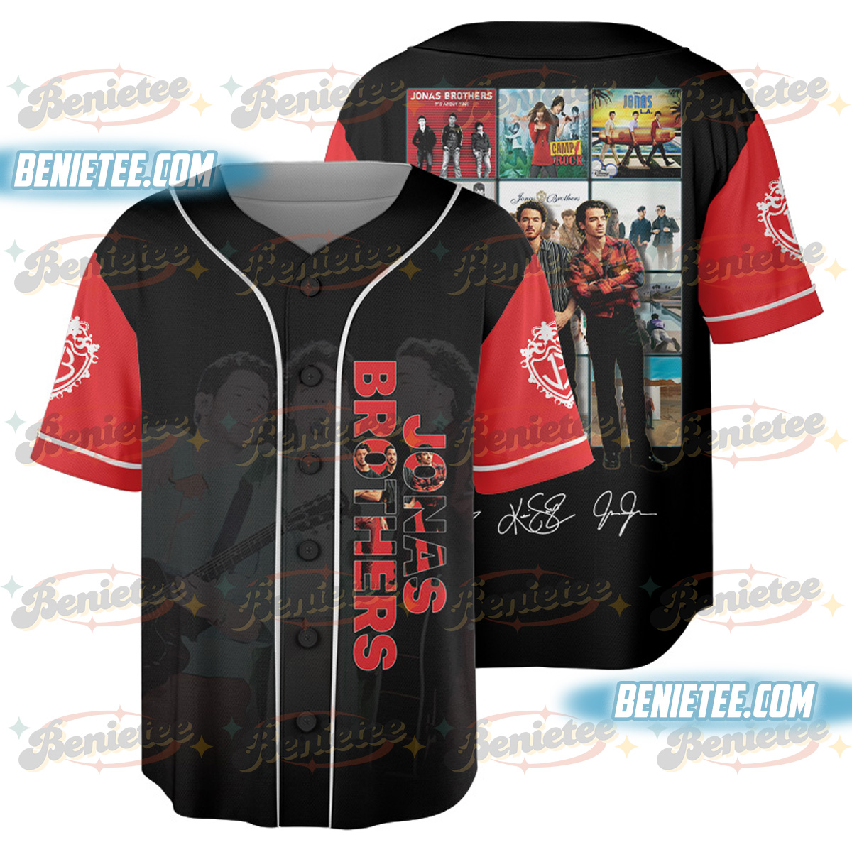 Jonas Bros 20th Annivesary Tour 2025 Baseball Jersey, Vintage Jonas Brothers Tour Jersey