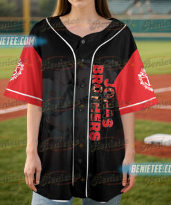Alternative view of Jonas Bros 20th Annivesary Tour 2025 Baseball Jersey, Vintage Jonas Brothers Tour Jersey