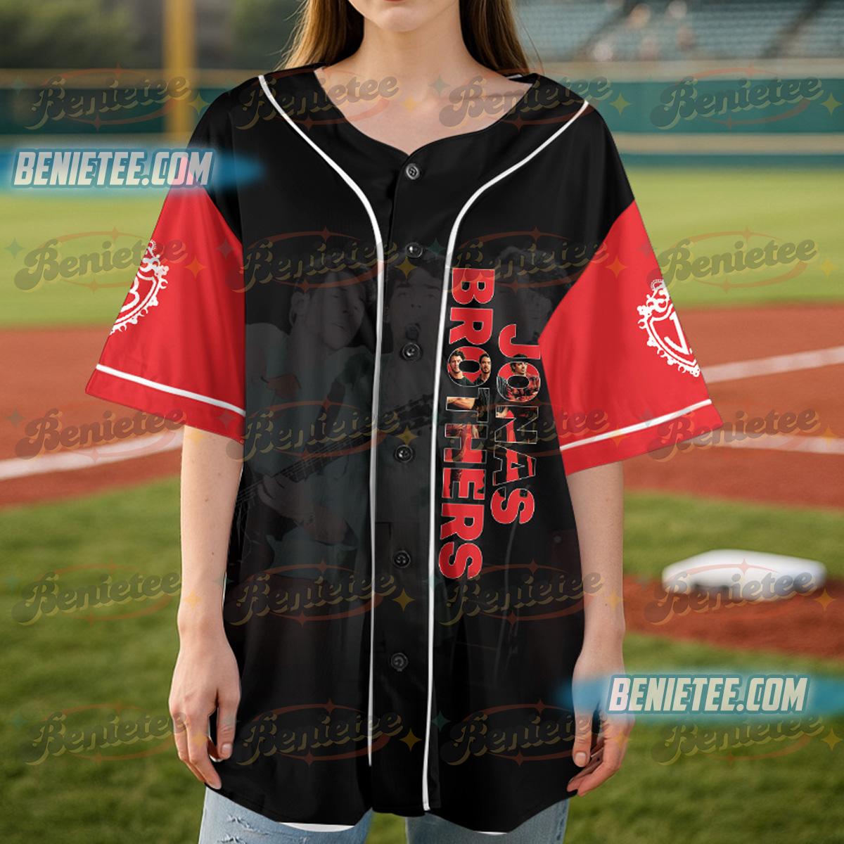 Jonas Bros 20th Annivesary Tour 2025 Baseball Jersey, Vintage Jonas Brothers Tour Jersey - Image 2