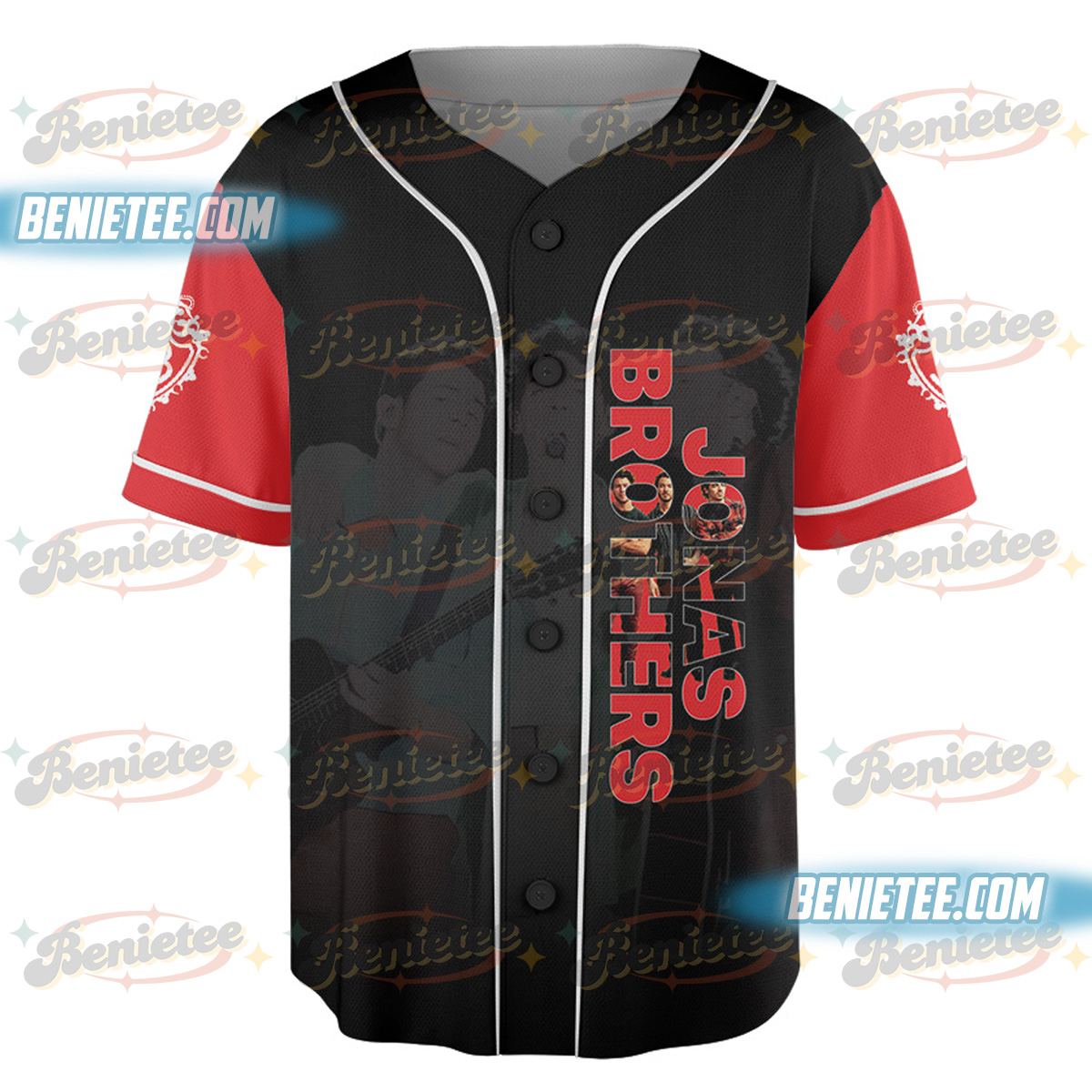 Jonas Bros 20th Annivesary Tour 2025 Baseball Jersey, Vintage Jonas Brothers Tour Jersey - Image 4