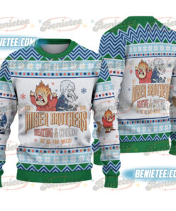 Miser Brothers Heating And Cooling Sweatshirt, Snow Miser &Heat Miser Ugly Sweater, Miser Brothers Christmas Shirt
