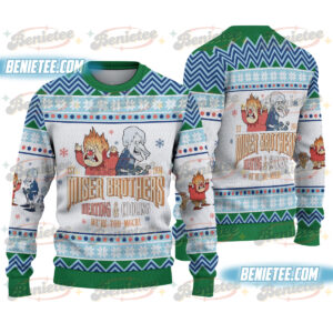 Miser Brothers Heating And Cooling Sweatshirt, Snow Miser &Heat Miser Ugly Sweater, Miser Brothers Christmas Shirt