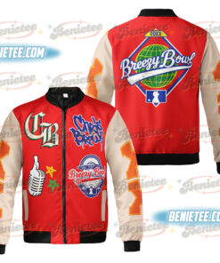Chris Brown Breezy Bowl XX Bomber Jacket, Chris Brown Album Shirt, Chris Brown Fan Gift, Chris Brown Merch