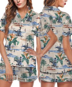 U.S Army OH-58 Kiowa Short Pajamas Set, Military helicopter OH-58 Kiowa Pajamas