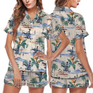 U.S Army OH-58 Kiowa Short Pajamas Set, Military helicopter OH-58 Kiowa Pajamas