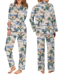 Alternative view of U.S Army OH-58 Kiowa Long Pajamas Set, Military helicopter OH-58 Kiowa Pajamas