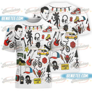 Welcome to the Upside Down T-Shirt 3D, Stranger Things Inspired, Retro Horror Shirt