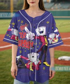 Alternative view of It’s TV Time Meme Baseball Jersey, Tenna Deltarune Game Shirt, Funny Tenna Fan Tee