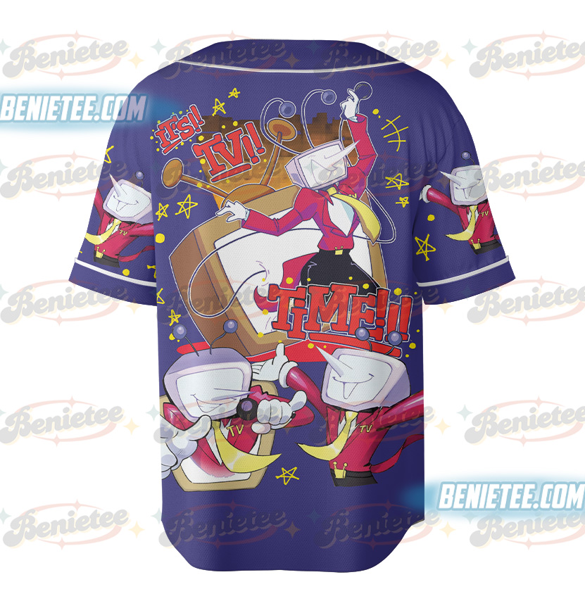 It’s TV Time Meme Baseball Jersey, Tenna Deltarune Game Shirt, Funny Tenna Fan Tee - Image 4