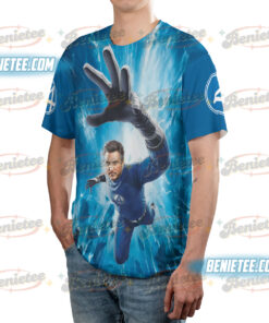 Alternative view of Pedro Pascal Vintage Bootleg Shirt 3D, Pedro Pascal Fantastic Four Tee 3D