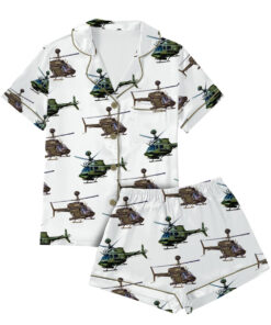 Alternative view of U.S. Army Pajamas Set, OH-58D Kiowa Warrior Helicopter Pajamas Short