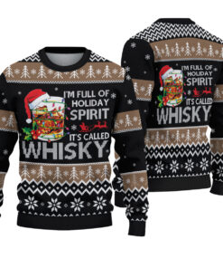 Call Me Old Fashioned Christmas Ugly Sweater, Whiskey Sweatshirt, Retro Christmas Shirt Whiskey Lover Gift, Bourbon Lover Shirt