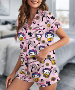 Coraline Halloween Pajamas Set Short