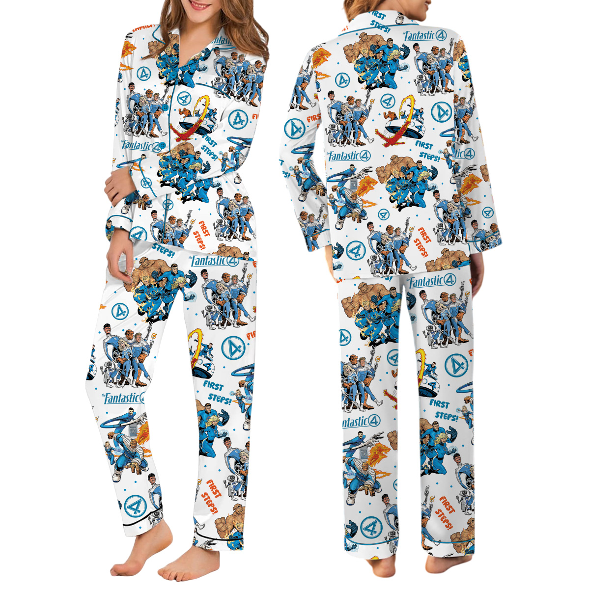 Fantastic Four First Steps Pajama Set Long - Image 3