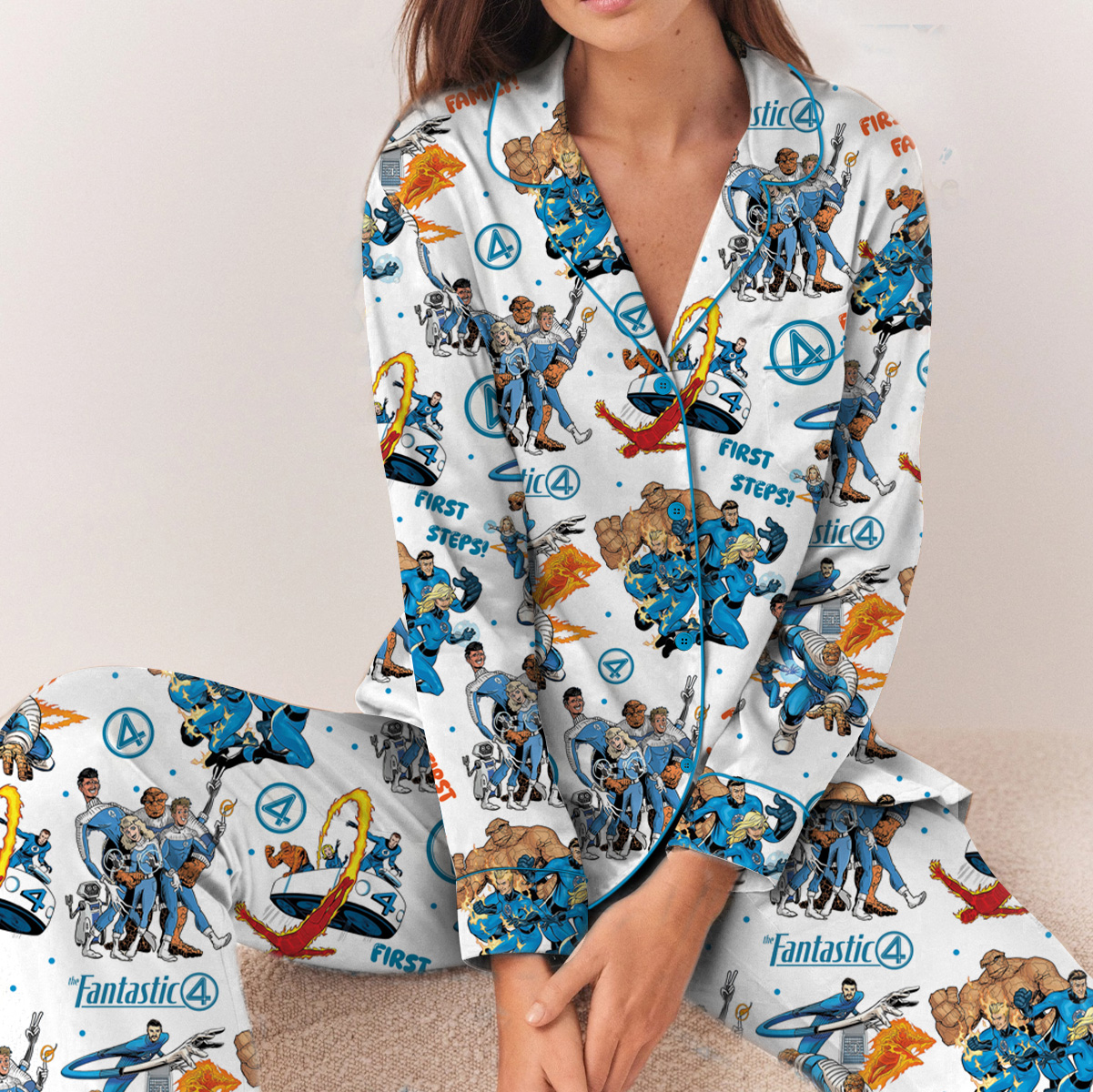 Fantastic Four First Steps Pajama Set Long - Image 2