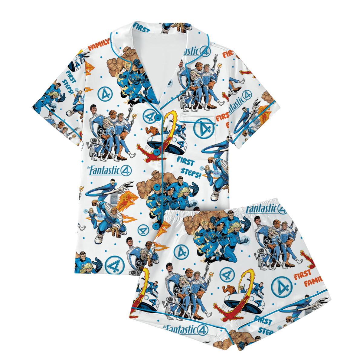 Fantastic Four First Steps Pajama Set Short - Image 4