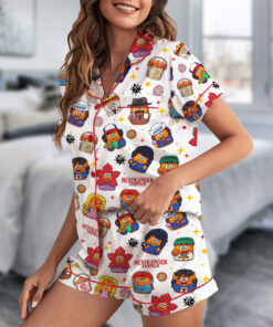 Stranger Things Nuggets Pajamas Set Short, Mc Nugget Stranger Things Pajamas