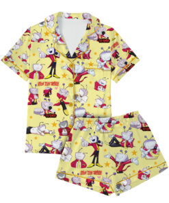 Alternative view of Tenna Deltarune ITS TV TIME Game Pajamas Set Short
