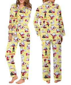 Alternative view of Tenna Deltarune ITS TV TIME Game Pajamas Set Long