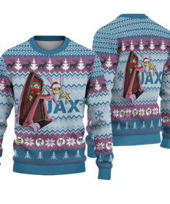 Funny Jax Sweatshirt, The Amazing Digital Circus Jax Ugly Christmas Sweater