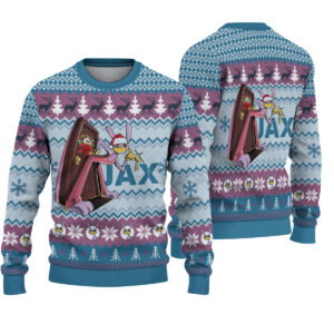 Funny Jax Sweatshirt, The Amazing Digital Circus Jax Ugly Christmas Sweater