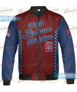 Alternative view of U.S Army 82nd Airborne Paratrooper Bomber Jacker