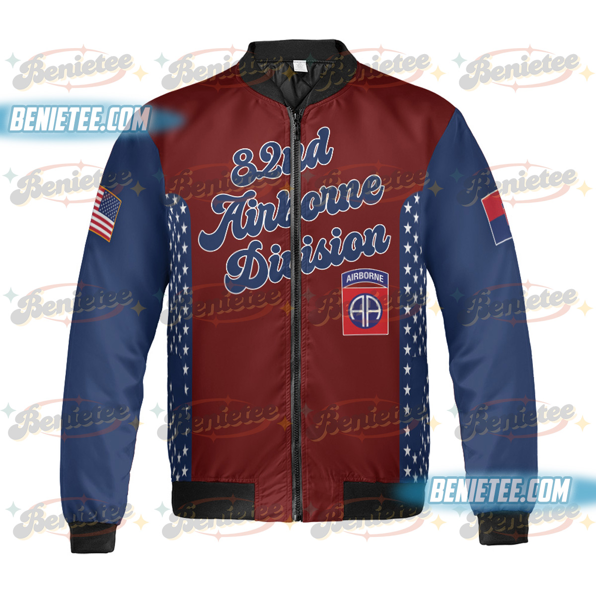 U.S Army 82nd Airborne Paratrooper Bomber Jacker - Image 2